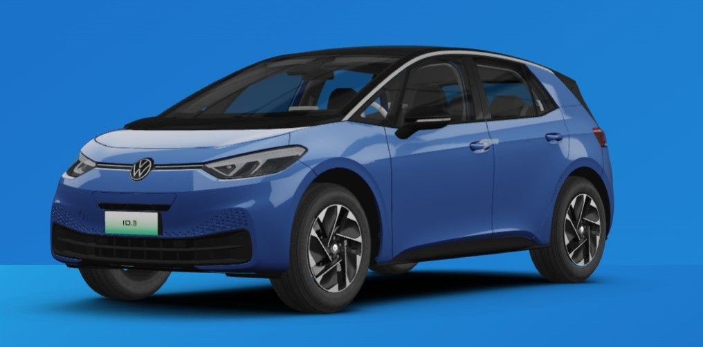 2024 VOLKSWAGEN ID-3 Electric Car Customizable and Affordable with LED Daytime Lights